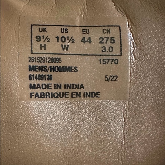 EUC MEN’S CLARKSON LEATHER SHOES - Picture 11 of 13